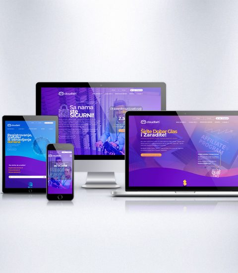 Izrada web sajta za hosting agenciju