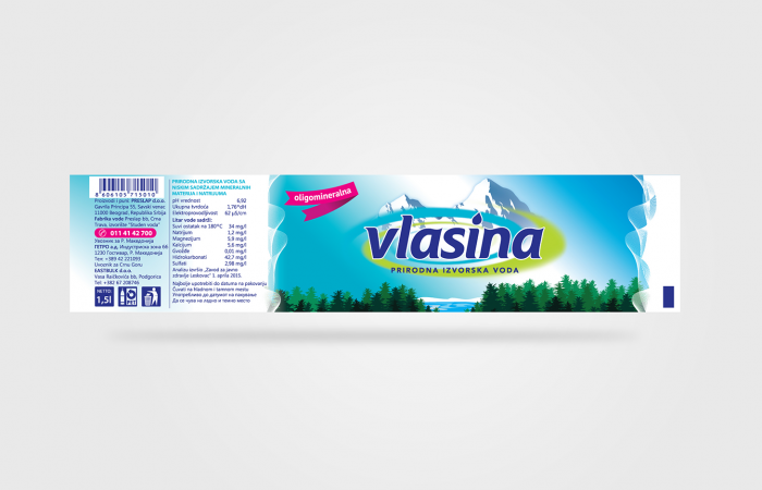 Voda-Vlasina-etiketa